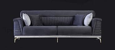 divan satilir: Диван, Нераскладной, Без подьемного механизма, Велюровая ткань — 1