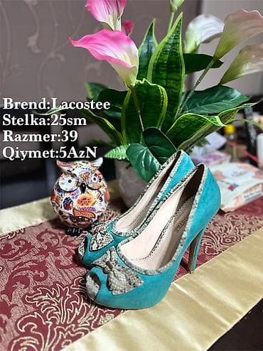 eqa shoes ecemi unvan: Tuflilər, Ölçü: 39, rəng - Yaşıl, İşlənmiş — 5