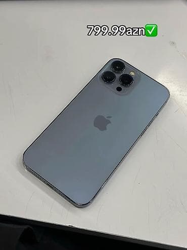 ev telefonu satilir: IPhone 13 Pro Max, 256 GB, Sierra Blue, Face ID — 3
