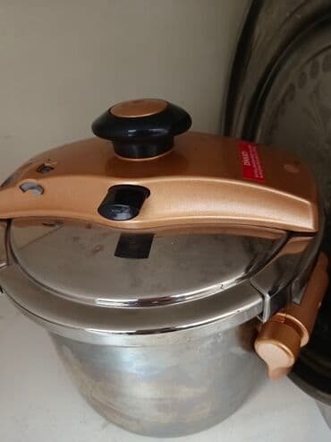 karaca azerbaycan qab qacaq: Qazan, rəng - Gümüşü, Paslanmayan polad, 5 l, 30 sm — 2