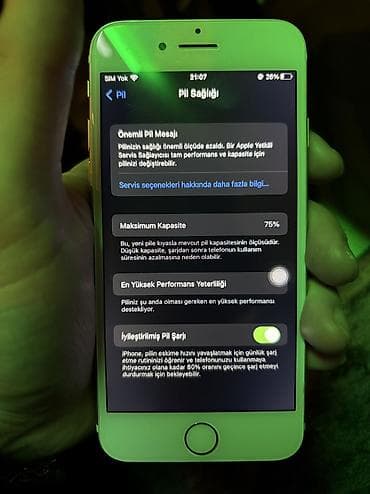 iponalar: IPhone 7, 32 GB, Qızılı, Barmaq izi — 8