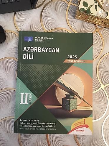 Azərbaycan Dili - 2ci hissə Test Toplusu İçi təmizdir, səliqəlidir — 1