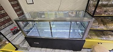 hell soyuducu: Şüşə vitrinli soyuducu tezgah - Ön və yan tərəfləri temperli şüşədən — 6