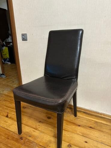 balkon ucun stol stullar: Mətbəx üçün, Qatlanmayan, rəng - Qara Stul — 2