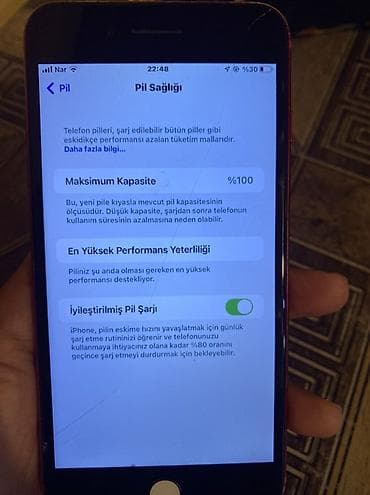 balaca dondurucu: IPhone 7 Plus, 128 GB, Qırmızı, Barmaq izi — 7