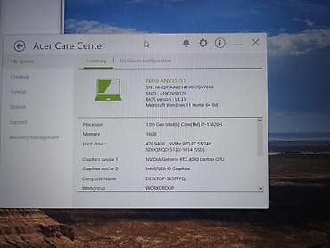 Lenovo: İşlənmiş Acer Nitro, 15.6 ", Intel Core i7, 512 GB — 5
