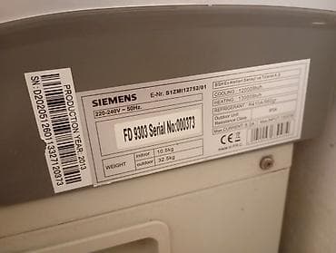 Siemens split kondisioner - Model: S1ZMI12752/01 (etiketdə — 2