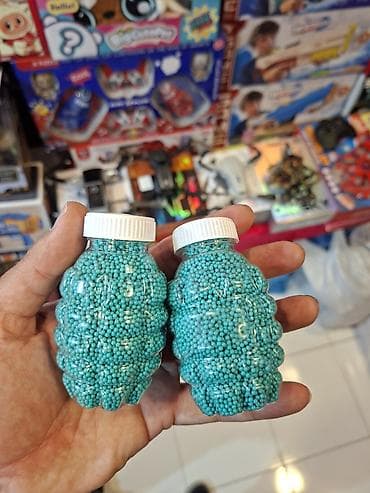 ag baliq: Oyuncaq silahlar üçün plastik BB mərmiləri (6 mm) – əl qumbarası — 1