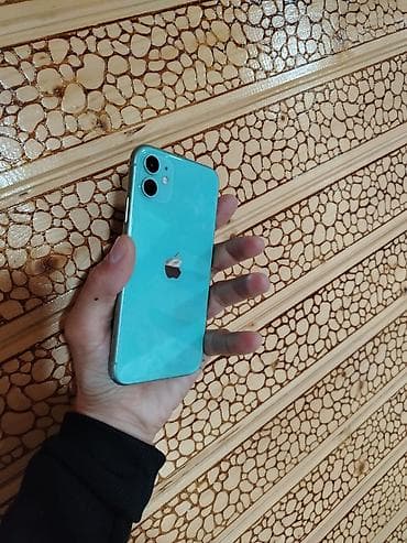 iphone pro max 13 dubai: IPhone 11, 64 GB, Göy, Simsiz şarj, Face ID, Sənədlərlə — 2