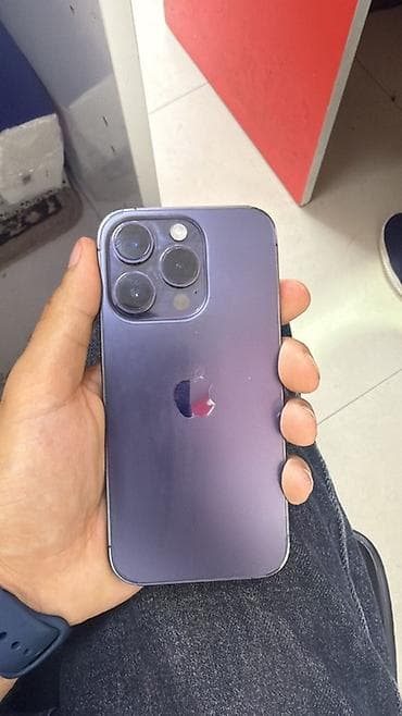 iphone 14 qiymeti: IPhone 14 Pro, 128 GB, Deep Purple, Face ID — 3
