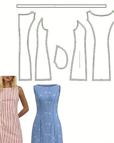 Мебельные услуги: Dərzilər və dərziliyə yeni başlayanlar eçün hazıt geyim eskizləri.sixə — 3