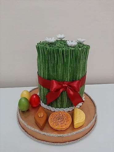 Novruz süfrəsi üçün bəzək kompozisiyası
Əl işidir