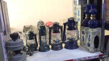 imzalı kart: Neft lampaları Neft lampası Lampa İşıq Fənər Neft lampası Çatdırılma — 1