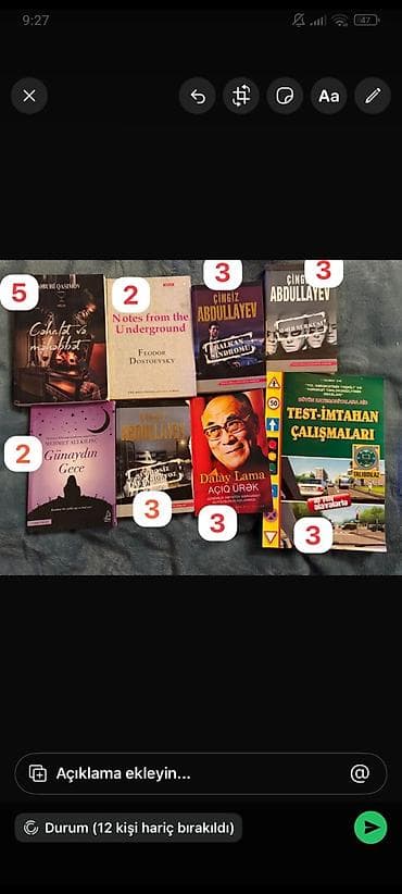 roma: Kitab paketi – müxtəlif janrlarda 9 kitab - Nəbühi Qasımov – Cəhalət — 1