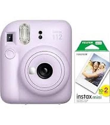 mini televizor: Fujifilm Instax Mini 12 ani kamerasi – lavanda rəngi Xüsusiyyətlər: - — 1