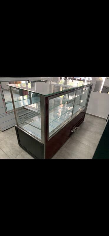 vitrin soyuducu lalafo: Şirniyyət üçün, 125 * 100 * 70, Yeni, Ünvandan götürmə, Ödənişli çatdırılma — 4