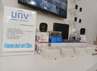 atv plus ayliq qiymeti: 1.XVR 301-04F 1 ədəd DVR 2.UAC b112 af28 w 2mp 4 ədəd kamera 3.500QB — 2