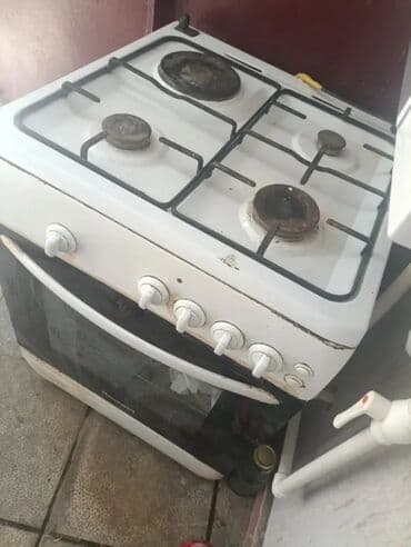 Plitələr və bişirmə panelləri: Plitə Qazlı, Ayrıca dayanan, 4 gözlü — 1