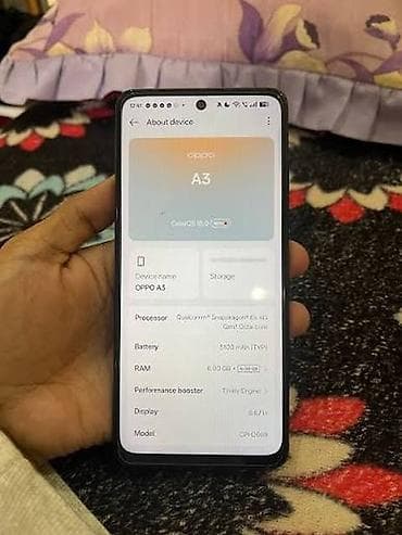 samsung note 3 ekran: Oppo A3, 128 GB, rəng - Qəhvəyi, Zəmanət — 4
