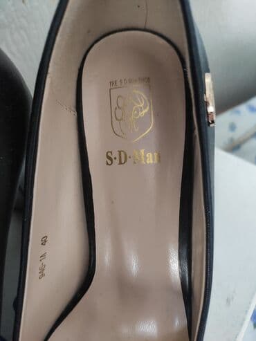 детские кожаные туфли: Туфли, Размер: 39, цвет - Черный, Новый — 4