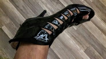 kabloksuz traktor altlıqlı bosonojkalar: Ölçü: 37, rəng - Qara, İşlənmiş — 2