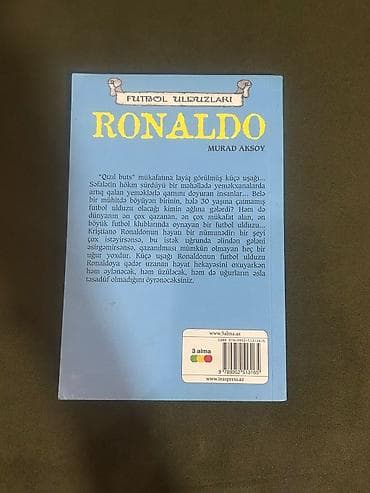 Kitablar və jurnallar: Məhsul: Kitab – “Futbol Ulduzları: Ronaldo” Müəllif: Murad Aksoy — 2