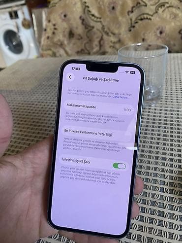android 14 tv box: IPhone 14, Mavi, Face ID — 6