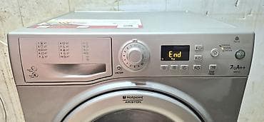 islenmis notebook satisi: Paltaryuyan maşın Hotpoint Ariston, 7 kq, İşlənmiş, Avtomat, Qurutma var, Ödənişli çatdırılma — 4