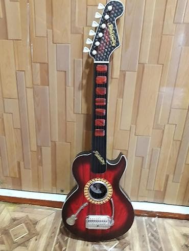 Детская одежда и обувь: Uşaq üçün musiqi gitarası – “Rock Music / Max Guitar” - Yaş qrupu: 3+ — 1