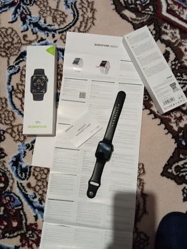 Smart saat, Borofone, Sensor ekran, rəng - Qara