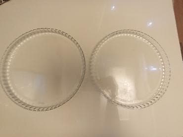 sekilli tortlar: Boşqablar, 2 ədədli dəst, Şüşə — 1