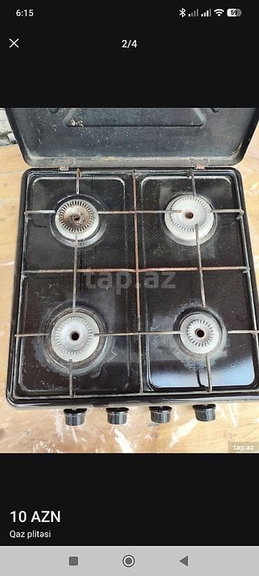 Газовые печи: Газовая печь Настольная, 4 конфорки — 2