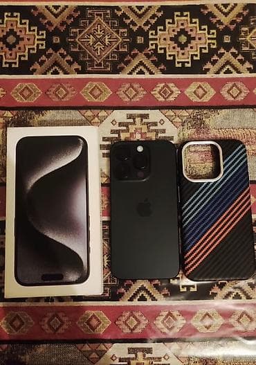 iphone qutu: IPhone 15 Pro, 128 GB, White Titanium — 5