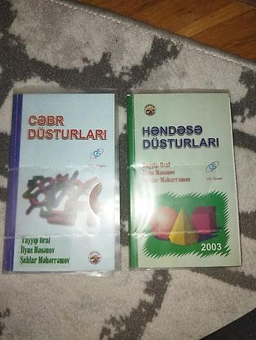 Cəbr və həndəsə düsturları ikisi bir yerdə satılır lalafo.az -da Cəbr və həndəsə düsturları ikisi bir yerdə satılır