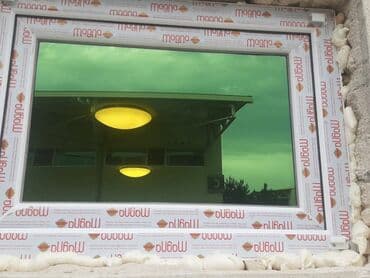 plastik pencere toru: Plastik təzə 60x80 pəncərə — 1