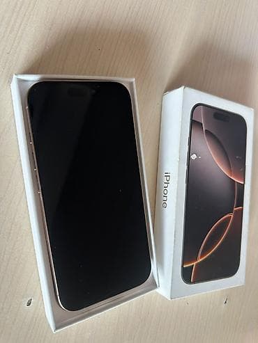 qeydiyyatsız iphone: IPhone 16 Pro, 256 GB, Desert Titanium — 1
