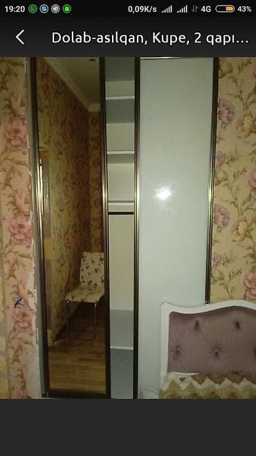 Küpe dolab tecılı satılır catirilma daxil 160 manata.5 ay istifadə