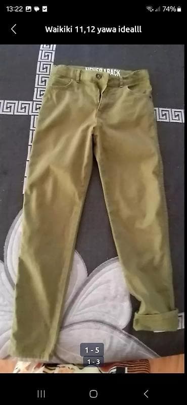 Donlar: Uşaq geyimləri dəsti – 10-12 yaş aralığı - Sviter/Svitşört: Açıq boz — 2