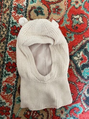 usaqlar ucun inqalyasiya aparati: Uşaq üçün toxunma balaklava/kapüşonlu şapka - Brend: H&M — 1