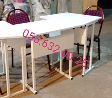 барные столы и стулья: Kurs üsün stol stul desti, Tədris kursları üçün stol stul desti — 6