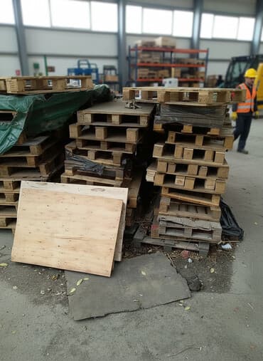işlemiş taxdalar: Pallet, 800 х 1000 sm, Ünvandan götürmə, Kredit yoxdur — 3