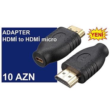 Masaüstü kompüterlər və komponentlər: HDMİ Adapterlər/Konverterlər (Çeviricilər) ⭐HDMİ to AV – 12 AZN ⭐HDMİ — 9