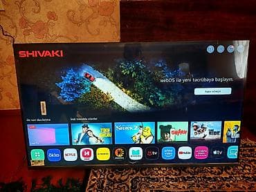 iphone 7 naushniki: Yeni Televizor Shivaki LED ekran 43" 4K (3840x2160), Pulsuz çatdırılma — 3