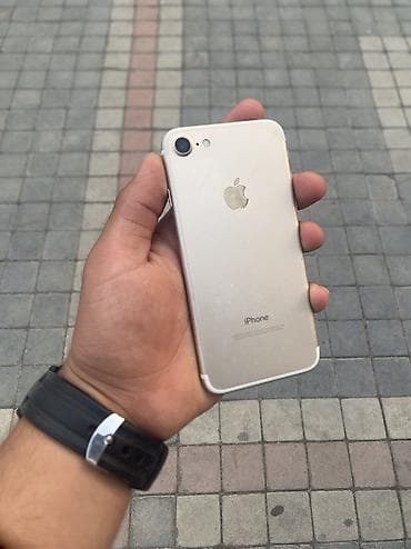 islenmis notebook satisi: IPhone 7, 32 GB, Qızılı, Barmaq izi — 1