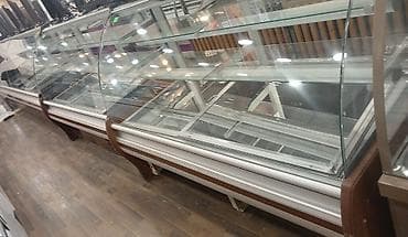 Промышленные морозильники: Şüşə vitrin-soyuducu tezgah - Mağaza, supermarket, kafe və şirniyyat — 1