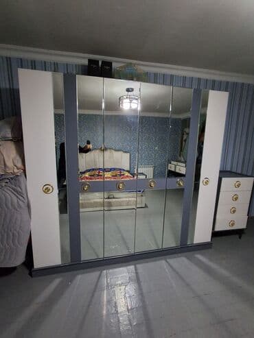 termo xalca: İkinəfərlik çarpayı, Komod, Termo, 2 tumba, Türkiyə, Yeni — 8