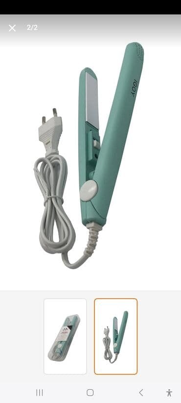 мини кондиционер: Mini saç ütüsü – səyahət və gündəlik istifadə üçün kompakt model — 1