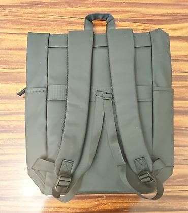 HONOR Gift şəhər tipli bel çantası - Rəng: qara - Roll-top dizayn — 2