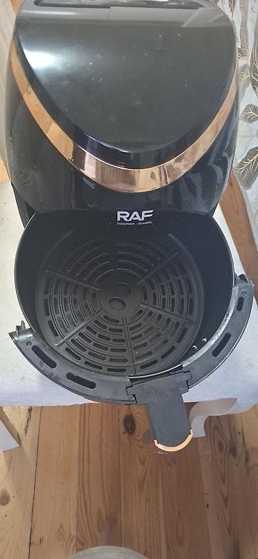 mi note 10: RAF hava fritözü (air fryer) - Rəng: qara, qızılı detallar - — 3