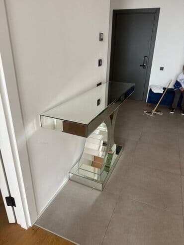 divar stolu: Divardan masa, Açılmayan, Şüşə, Dördbucaq masa — 3